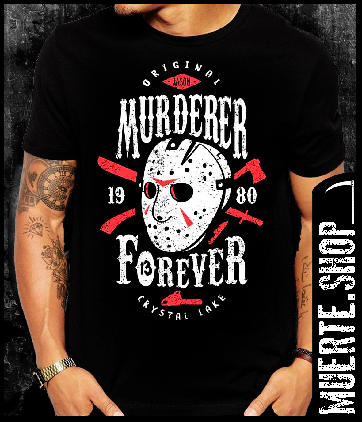 Черна тениска JASON FOREVER Черна тениска JASON FOREVER